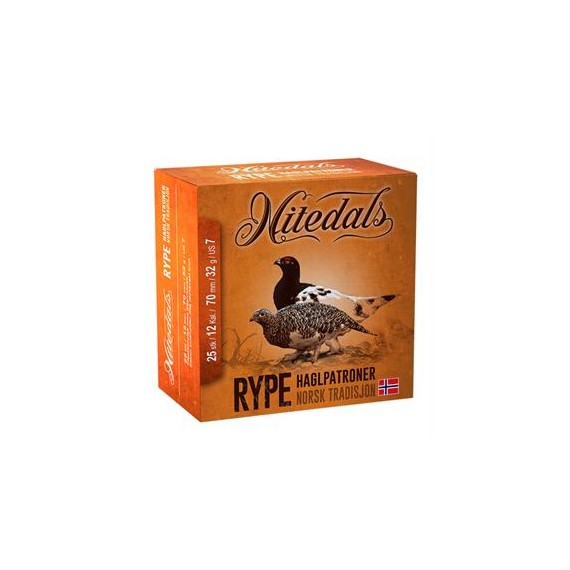 Nitedals rype cal. 12-70 32 g US7, 25 stk