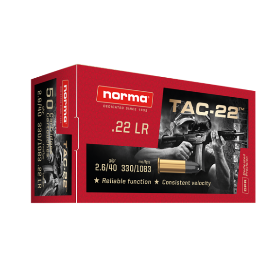 Norma Tac-22, 50 stk